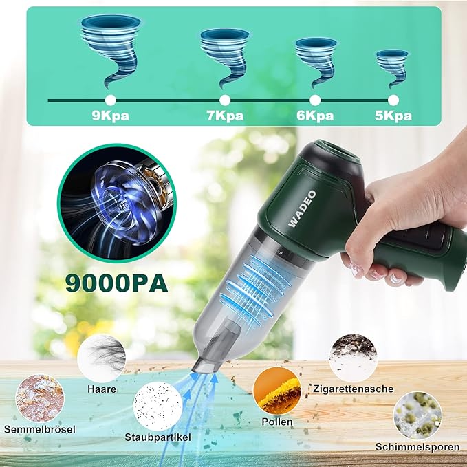 Aspiradora de mano portátil