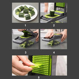 Cortador y Rallador Multifuncional 14 en 1