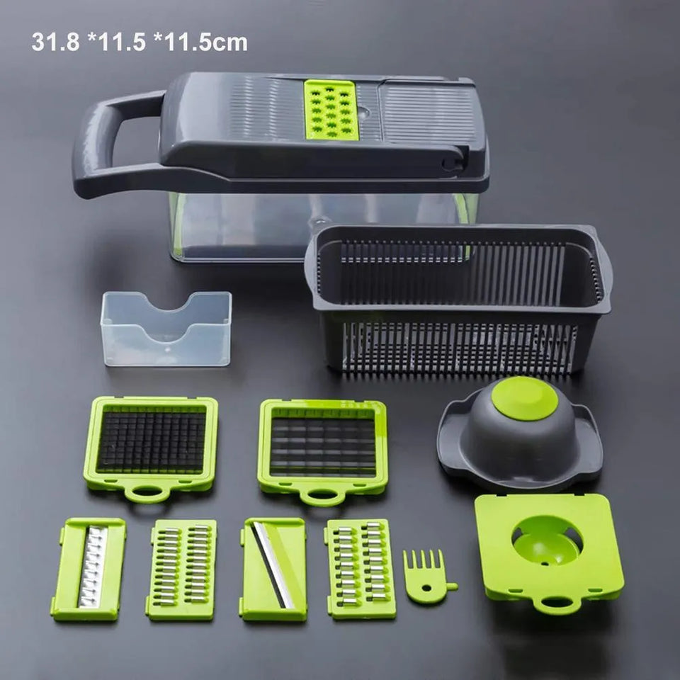 Cortador y Rallador Multifuncional 14 en 1