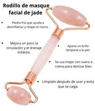 Rodillo de masaje facial de Jade