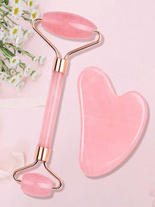 Rodillo de masaje facial de Jade