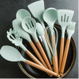 Juego de utensilios de cocina de silicona de 12 piezas